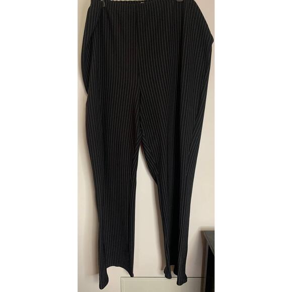 Pin Striped Plus Size Pants - Picture 2 of 3
